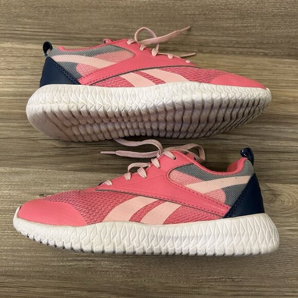 Reebok Girls Reebok Flexagon Energy 3 PS Sneakers Size 3 Pink Lace Up GW0107 EUC - Picture 7 of 11